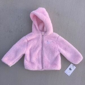 Nike Pink Jacket Sherpa 18M Baby Toddler NWT